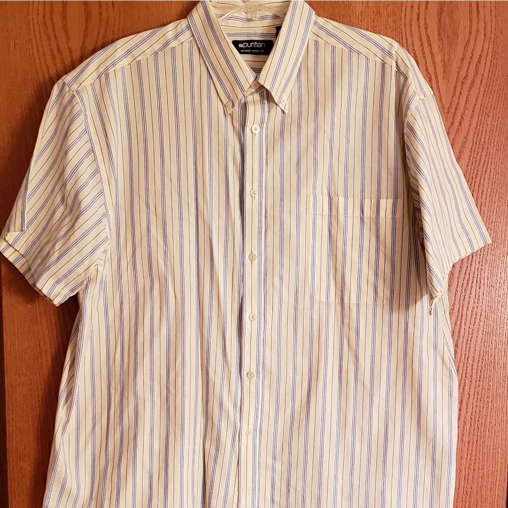 Puritan Mens Dress Shirt Sz. XL (46/48)